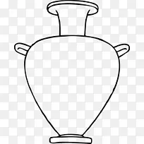 古希腊画册陶器剪贴画花瓶