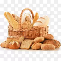 面包店黑麦面包白面包口味面包