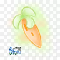 桌面壁纸字体.胡萝卜字符