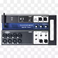 数字混合控制台音频混频器ui 16音响设备ui 12