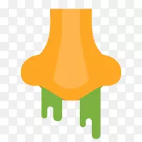 计算机图标鼻漏窗口10符号-鼻子