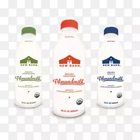 杏仁奶替代植物乳霜-牛奶广告