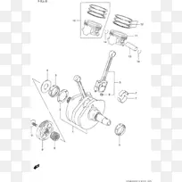 铃木汽车摩托车曲轴发动机-铃木