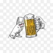 啤酒杯饮啤酒厂-啤酒