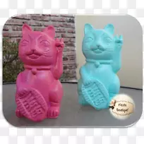 塑料雕像-幸运猫