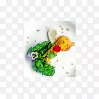叶蔬菜素食食谱装饰食品