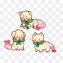小猫狗画-小猫