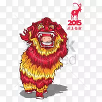 山羊新年舞狮-山羊