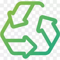 回收计算机图标生物降解.设计