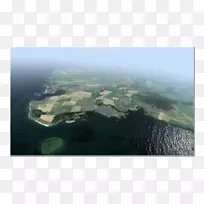 微软飞行模拟器x毛里求斯岛x飞机洛克希德马丁公司3D-毛里求斯