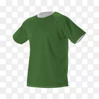 T恤，绿色马球衫，运动衫，袖子-少年跑吧