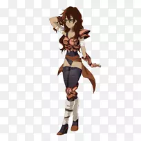 卡通智人肌肉服装