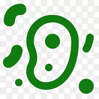 微生物计算机图标细菌显微镜
