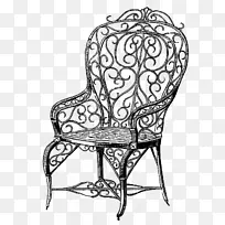 14把椅子古董家具剪贴画椅