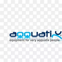 Aqquatix srl游泳池品牌标识-scritta