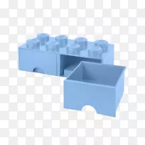 乐高淡蓝色盒皇家蓝盒