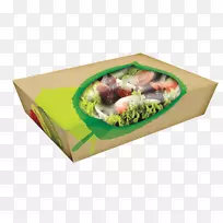盒式食品包装纸亚洲菜盒