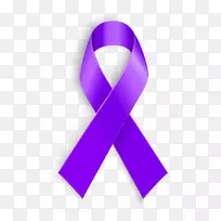 霍奇金淋巴瘤，癌症意识丝带病-带状紫色