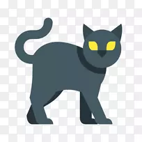 黑猫科拉特猫家养短毛猫须-小猫