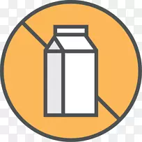 变应原食品电脑图标过敏剪贴画-牛奶广告