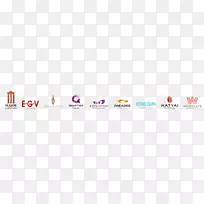 商标线粉红色m字形线