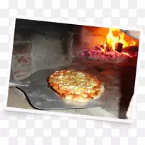 那不勒斯比萨饼，木头烤箱，意大利料理-美味的比萨饼