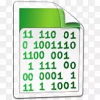 二进制数字计算机图标二进制文件二进制代码