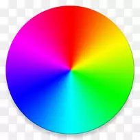 RGB颜色模型颜色理论色轮CMYK颜色模型-黄色梯度
