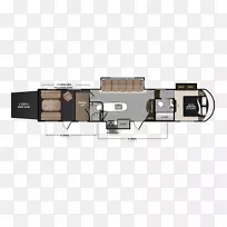 敞篷车-五轮联轴器电位差拖车-卫生间地板