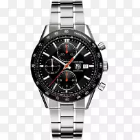 Heuer Carrera口径16天日期计时器表标记Heuer男式卡雷拉口径1887-表