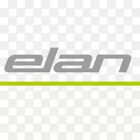 Elan徽标高山滑雪vlkl