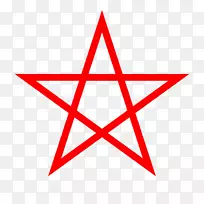 五角星Wicca符号.符号