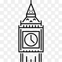 伦敦大本城塔桥电脑图标-大本钟
