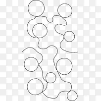 白线艺术点角字体角