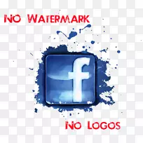 LOGO Facebook博客-动态水印