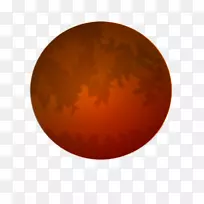 火星地球剪贴画-行星