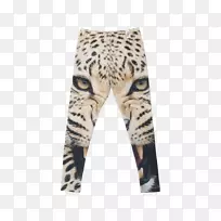 紧身裤，豹裤，华为牛仔裤-豹纹裤