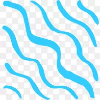 海洋线点角剪贴画线