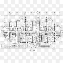 平面图，先生。j。建筑技术制图学院