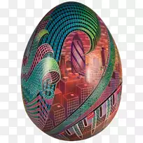 复活节彩蛋艺术-彩蛋拼贴