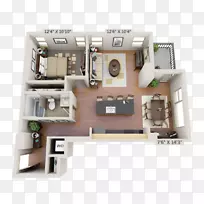 索莱拉公寓出租公寓评级平面图-公寓