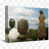 绘画画廊包装人类行为画布艺术