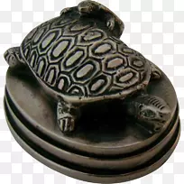 乌龟池塘海龟金属