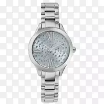 手表表带泰坦公司银制模拟手表