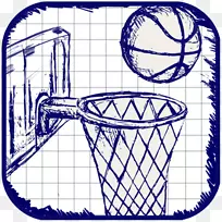 绘画篮球-篮球