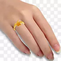 彩色钻石戒指