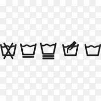 洗衣符号洗衣机服装符号