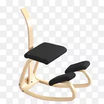 作为人的因素和人机工程学的跪椅变体家具.椅子