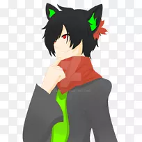 猫黑毛狗智人-人类形态