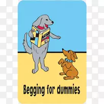 猎犬运动团体狗卡通问候和便笺卡-狗